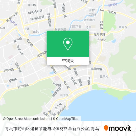 青岛市崂山区建筑节能与墙体材料革新办公室地图