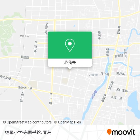 德馨小学-东图书馆地图