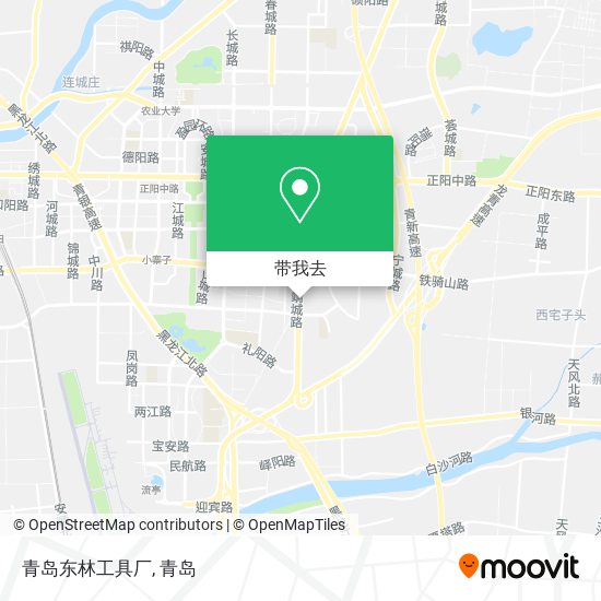 青岛东林工具厂地图