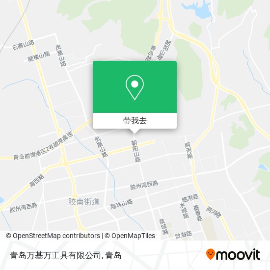 青岛万基万工具有限公司地图