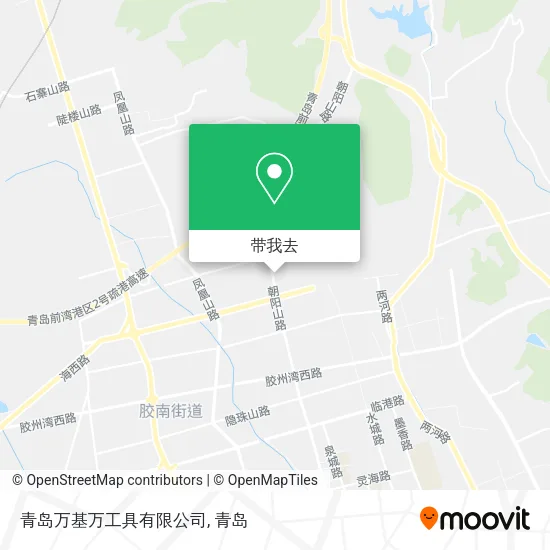 青岛万基万工具有限公司地图