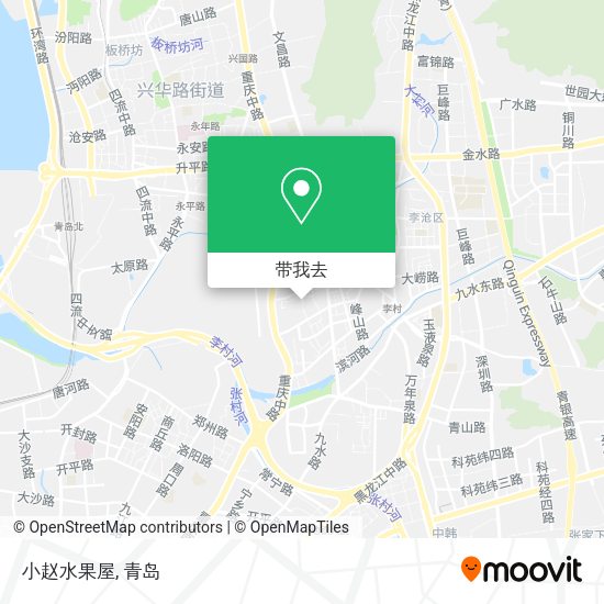 小赵水果屋地图