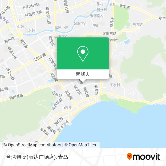 台湾特卖(丽达广场店)地图