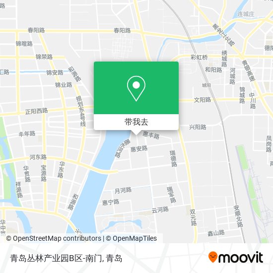 青岛丛林产业园B区-南门地图