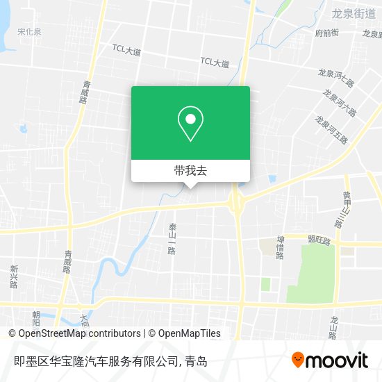 即墨区华宝隆汽车服务有限公司地图