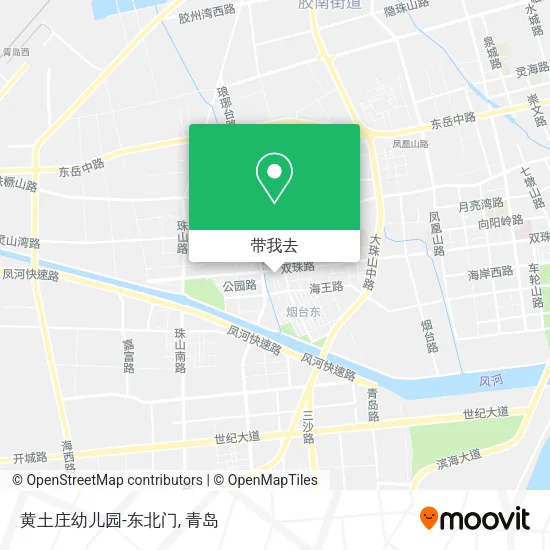 黄土庄幼儿园-东北门地图