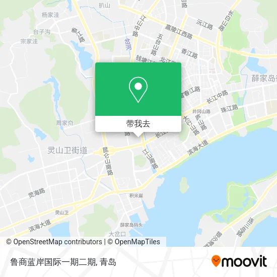 鲁商蓝岸国际一期二期地图