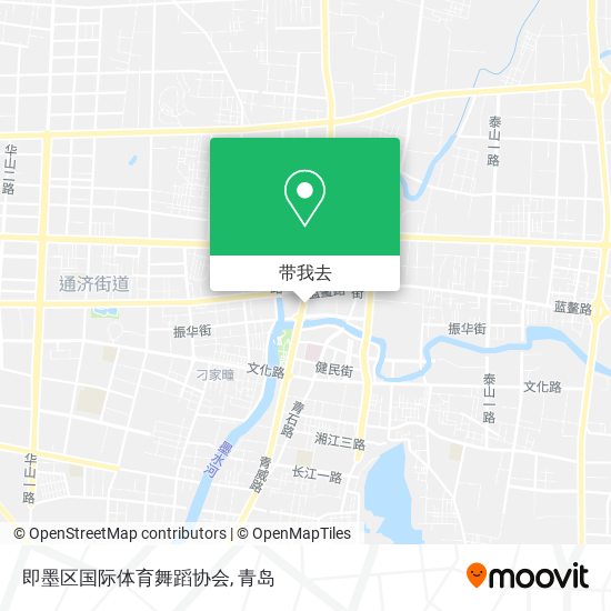 即墨区国际体育舞蹈协会地图