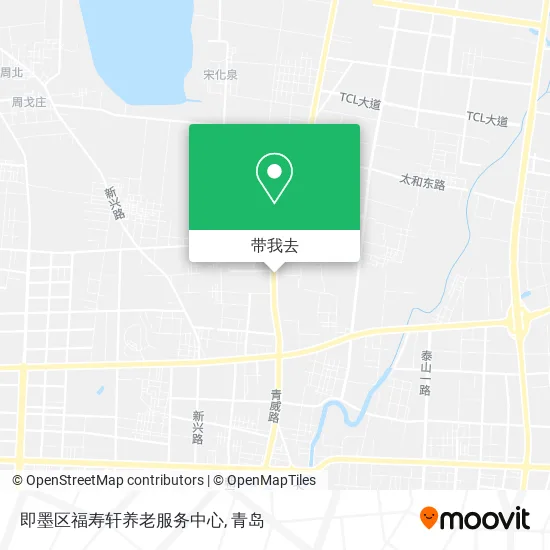 即墨区福寿轩养老服务中心地图