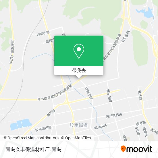 青岛久丰保温材料厂地图