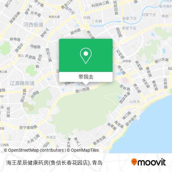 海王星辰健康药房(鲁信长春花园店)地图