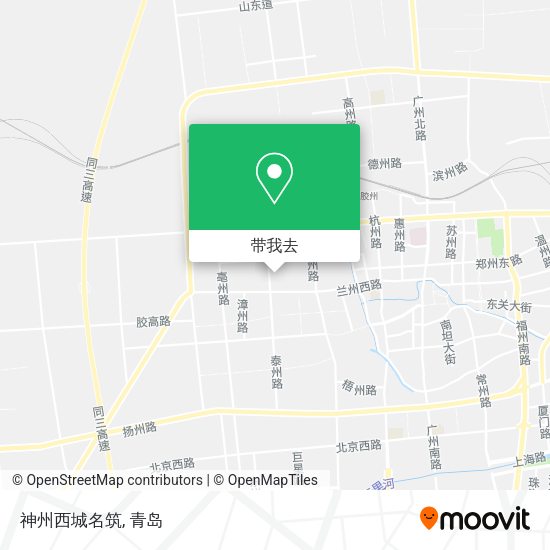 神州西城名筑地图