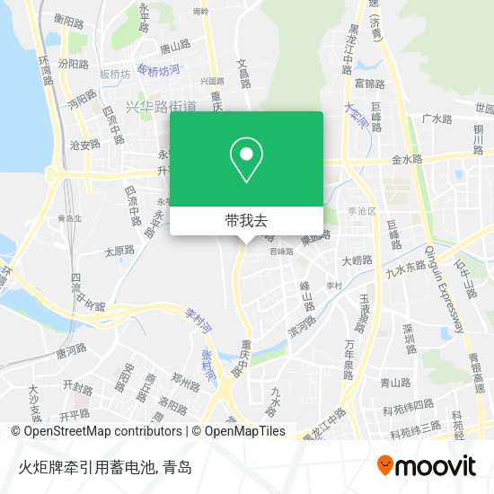 火炬牌牵引用蓄电池地图
