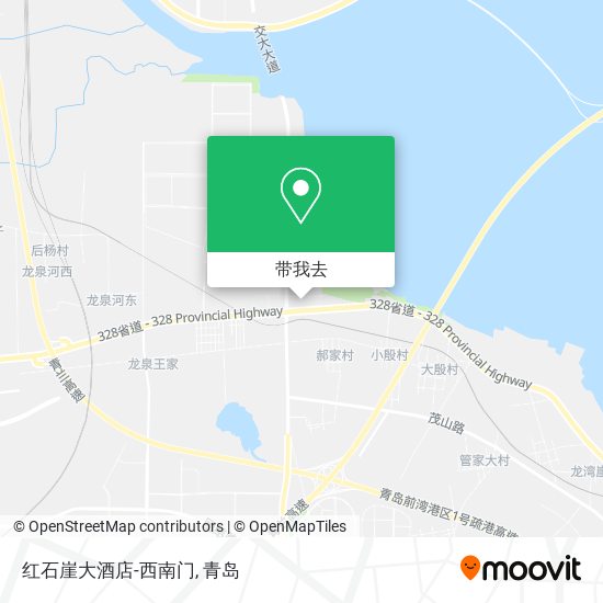 红石崖大酒店-西南门地图