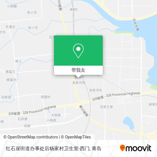红石崖街道办事处后杨家村卫生室-西门地图