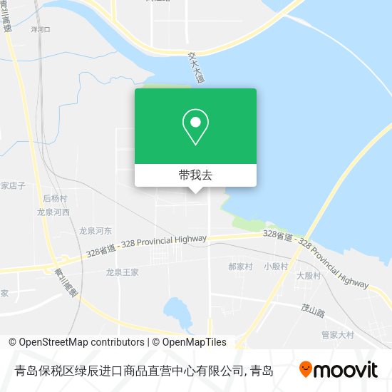 青岛保税区绿辰进口商品直营中心有限公司地图