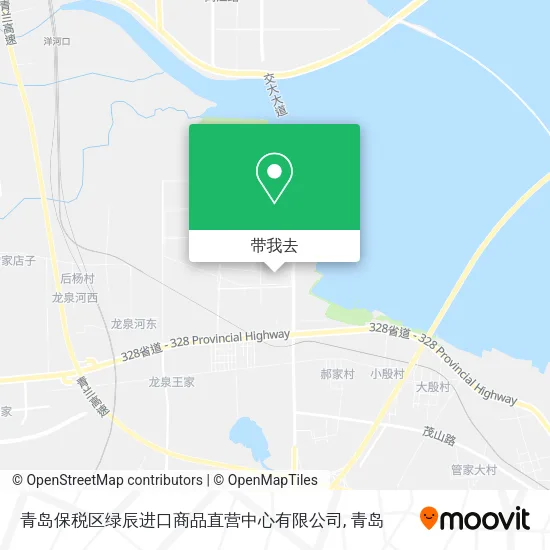 青岛保税区绿辰进口商品直营中心有限公司地图