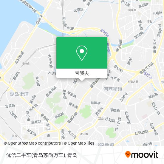 优信二手车(青岛苏尚万车)地图