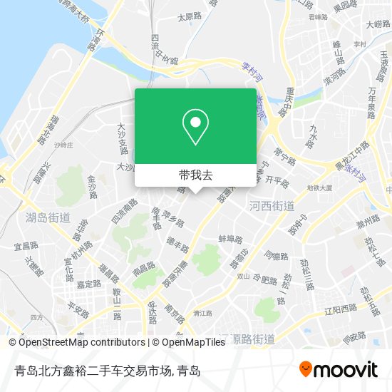 青岛北方鑫裕二手车交易市场地图