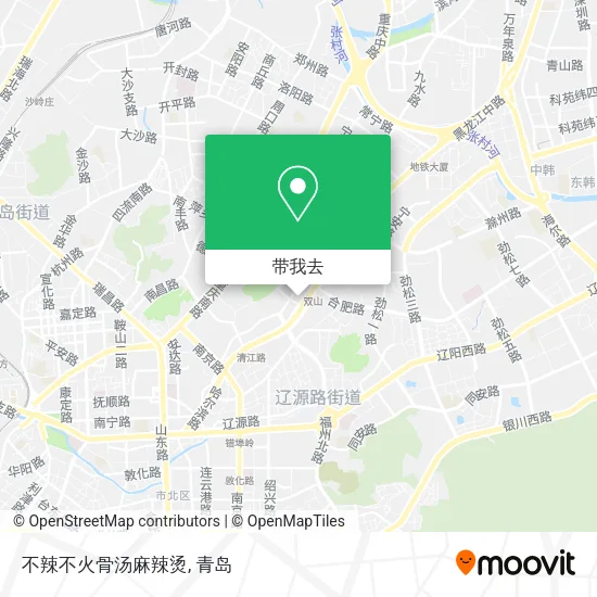 不辣不火骨汤麻辣烫地图