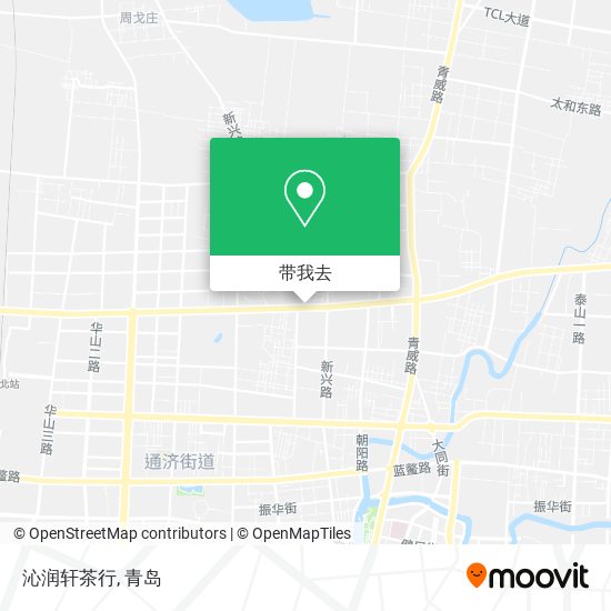 沁润轩茶行地图