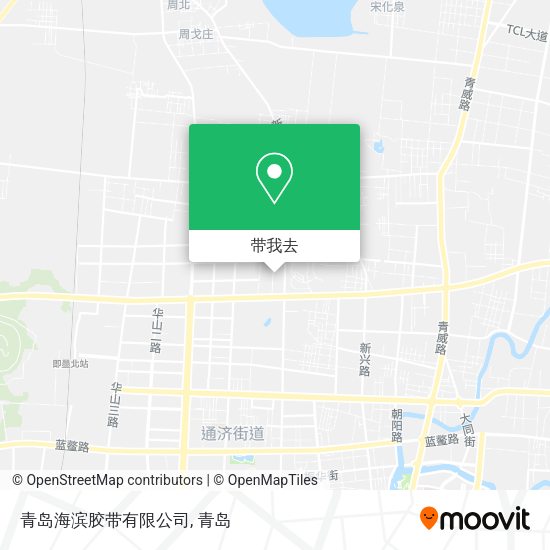 青岛海滨胶带有限公司地图
