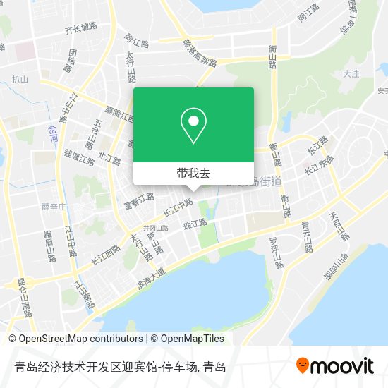 青岛经济技术开发区迎宾馆-停车场地图