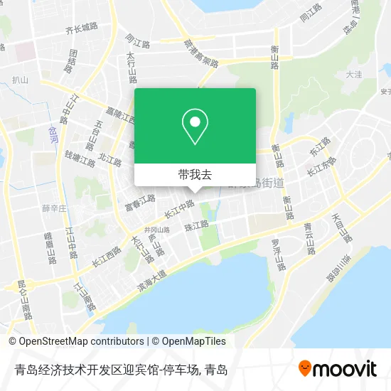 青岛经济技术开发区迎宾馆-停车场地图