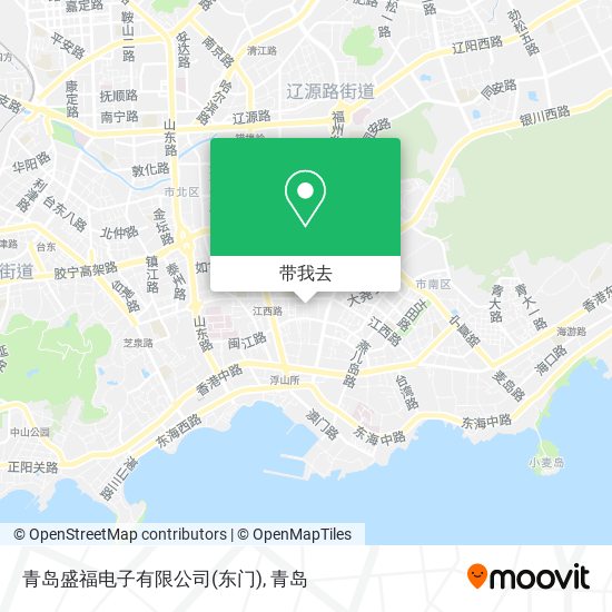 青岛盛福电子有限公司(东门)地图