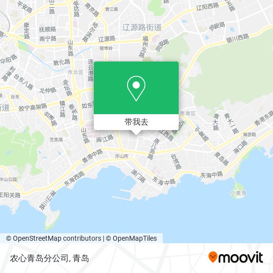 农心青岛分公司地图