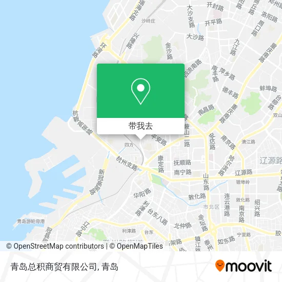 青岛总积商贸有限公司地图