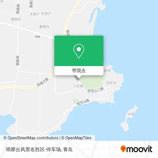 琅琊台风景名胜区-停车场地图