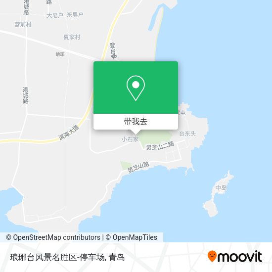 琅琊台风景名胜区-停车场地图