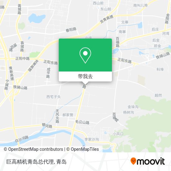 巨高精机青岛总代理地图