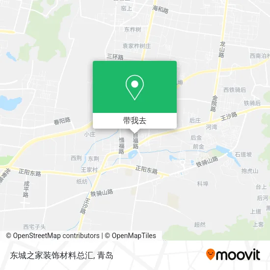 东城之家装饰材料总汇地图