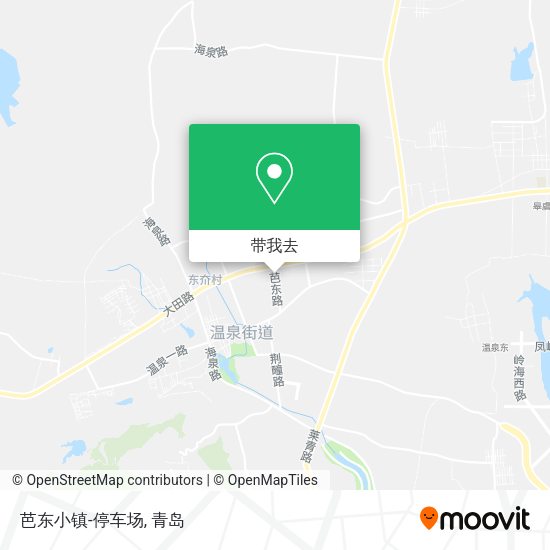 芭东小镇-停车场地图