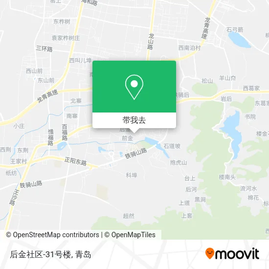 后金社区-31号楼地图