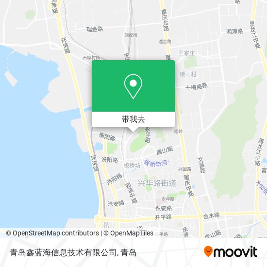 青岛鑫蓝海信息技术有限公司地图