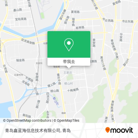 青岛鑫蓝海信息技术有限公司地图
