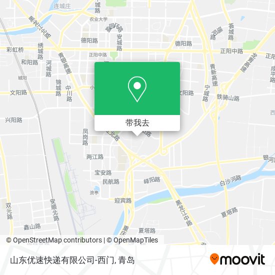 山东优速快递有限公司-西门地图