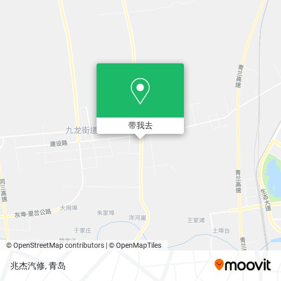 兆杰汽修地图