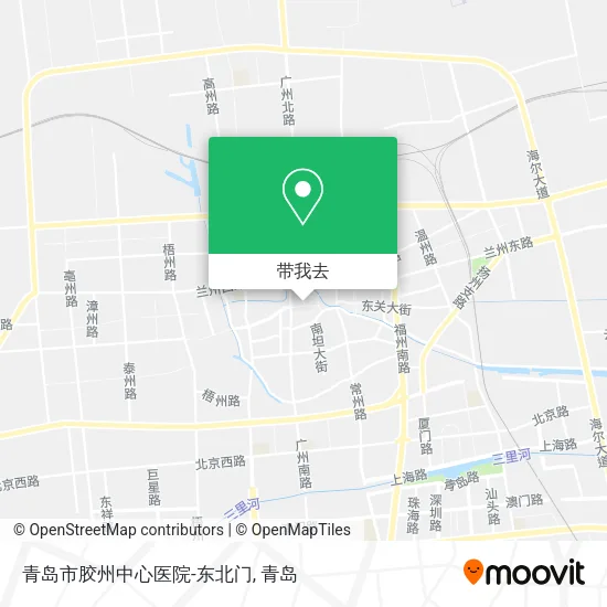 青岛市胶州中心医院-东北门地图
