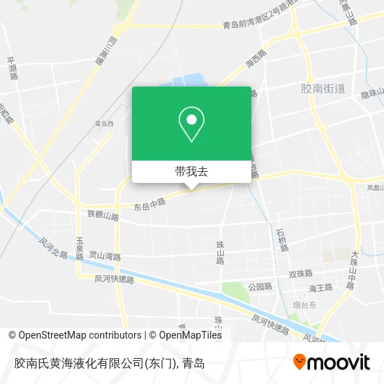 胶南氏黄海液化有限公司(东门)地图