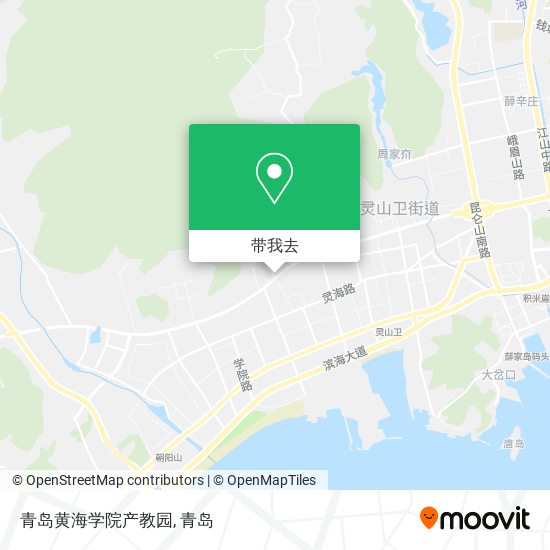 青岛黄海学院产教园地图