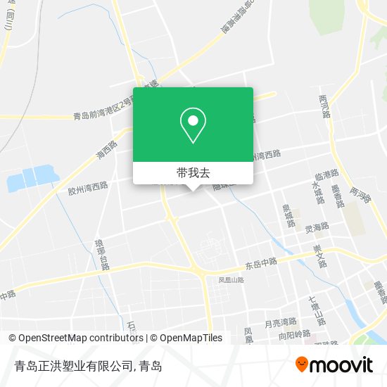青岛正洪塑业有限公司地图