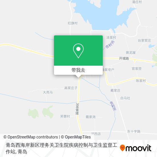 青岛西海岸新区理务关卫生院疾病控制与卫生监督工作站地图