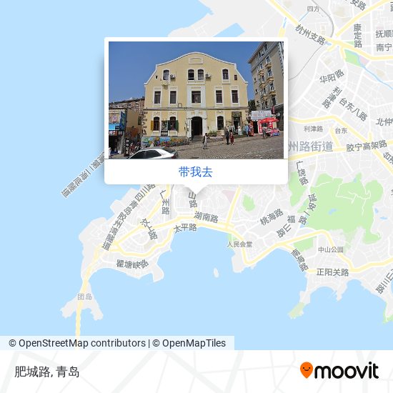 肥城路地图