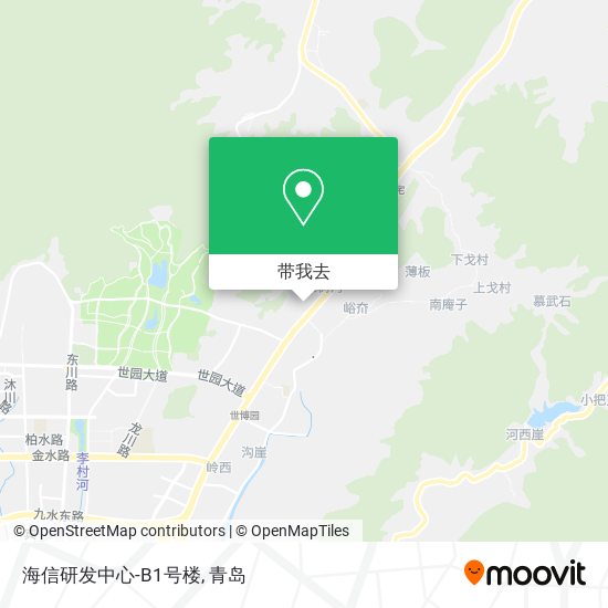 海信研发中心-B1号楼地图
