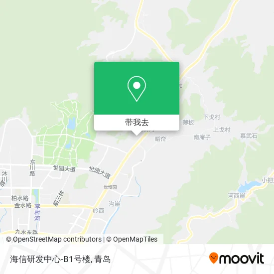 海信研发中心-B1号楼地图