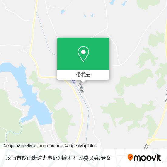 胶南市铁山街道办事处别家村村民委员会地图